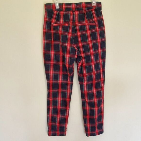 Hollister Green /Red plaid pants - Picture 2 of 11